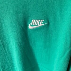 Nike Aqua Tee with White Logo